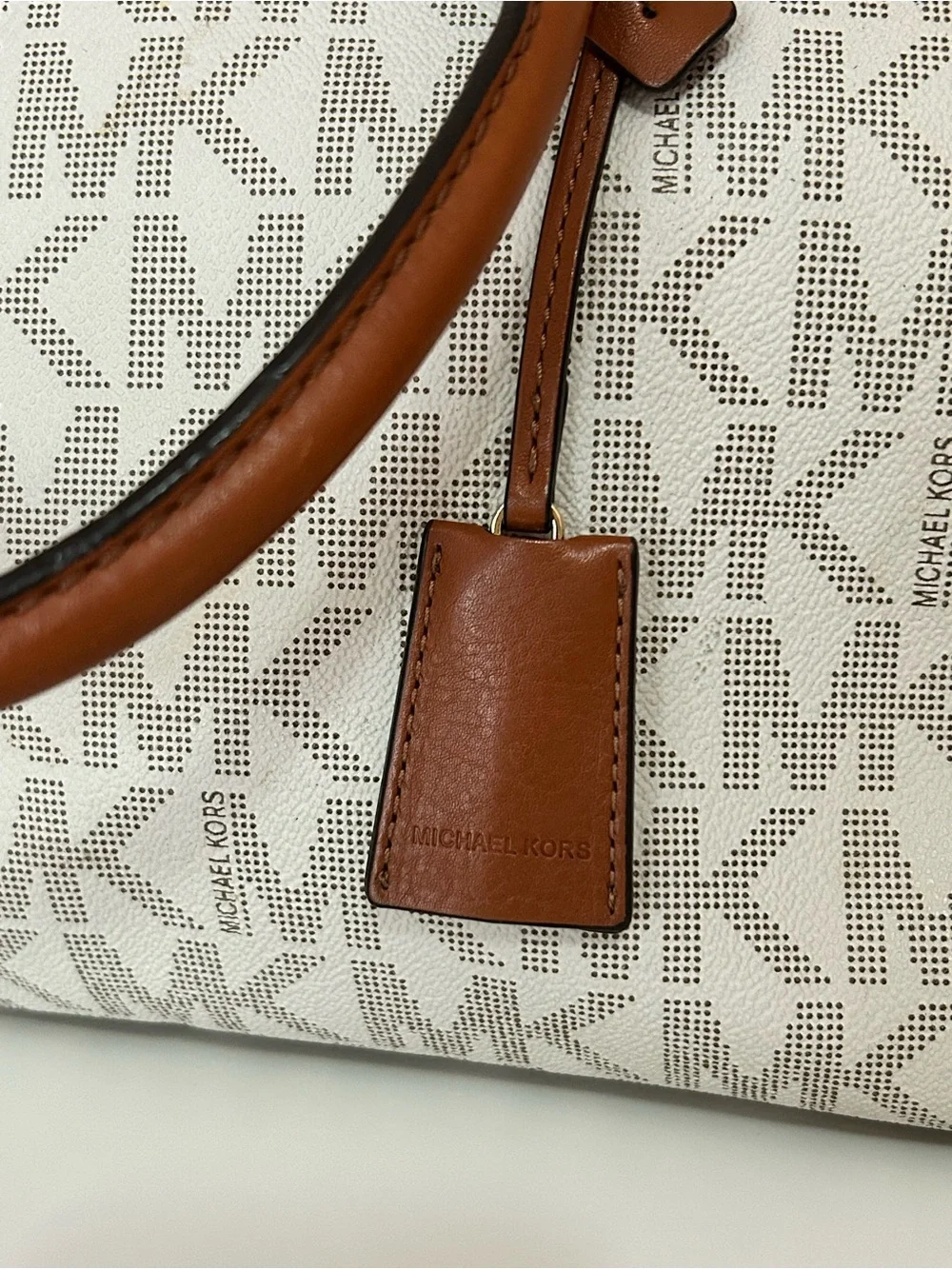 Michael Kors Hamilton Signature Logo Large Satchel